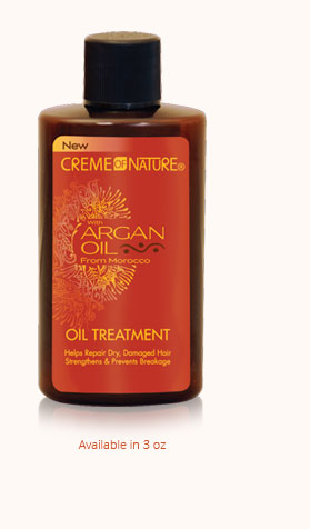 Argan Oil Hot Oil Treatment by Creme Of Nature 3 Fl. Oz.