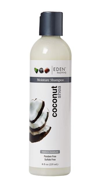 Coconut Shea Moisture Shampoo by Eden BodyWorks 8 Fl. Oz