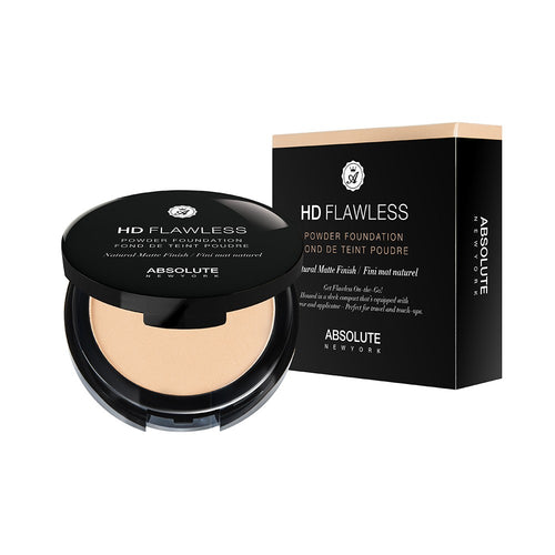 Absolute New York HH FLAWLESS Powder Foundation Natural Matte Finish 8 g