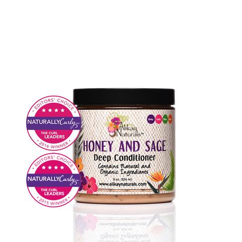 Honey And Sage Deep Conditioner by Alikay Naturals 8 Oz