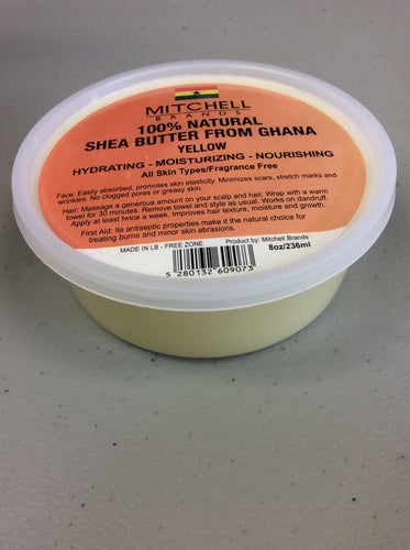 100% Natural Shea Butter From Ghana 8OZ by Mitchell Brands