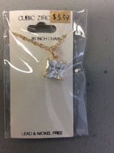 Load image into Gallery viewer, Cubic Zirconia 18”-20” Chain