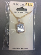 Load image into Gallery viewer, Cubic Zirconia 18”-20” Chain