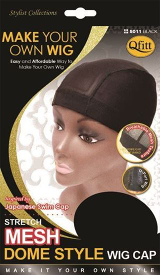 M&M Headgear Qfitt Mesh Dome Style Wig Cap