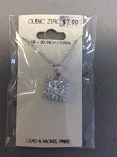 Load image into Gallery viewer, Cubic Zirconia 18”-20” Chain
