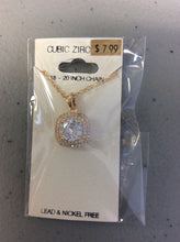 Load image into Gallery viewer, Cubic Zirconia 18”-20” Chain
