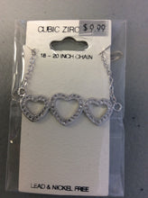 Load image into Gallery viewer, Cubic Zirconia 18”-20” Chain