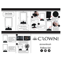 Load image into Gallery viewer, Pro LED Makeup Mirror by Crown Pro