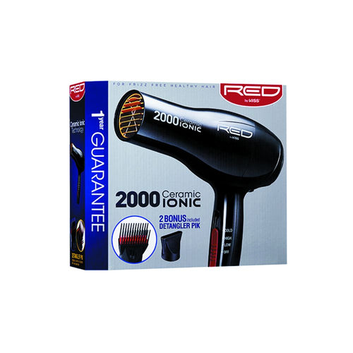 2000 Ceramic Ionic Blow Dryer by Red Kiss