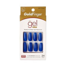 Load image into Gallery viewer, Goldfinger Gel Glam 24 nails by kiss