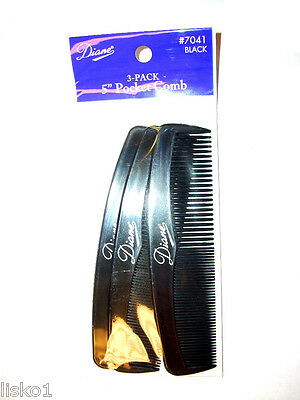 5” Pocket Styling Comb 3-Pack by Diane